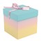 ! РАСПРОДАЖА Коробка подарочная складная MESHU "Gradient", 15*15*15см (MS_62562) с лентой