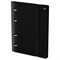 Тетрадь 120л. на кольцах "Base. Черная", сменный блок (ТТ5к120_пл 63246, "BG") пластиковая обложка на резинке - фото 287610