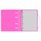 Тетрадь 120л. на кольцах "Neon. Розовая", сменный блок (ТТ5к120_пл 63249, "BG") пластиковая обложка на резинке - фото 287700