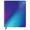 ! РАСПРОДАЖА Дневник тв. об., иск. кожа 1-11 кл. "Gradient. Blue" (D5h48_64484, BG) печать, тиснение фольгой, ляссе