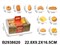 Игровой набор "Продукты. Хлеб" в корзине 22,8*9,2*16,5см (2938620)