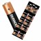 Батарейка LR6 "Duracell Simply", алкалиновая, на отрывном листе BL2х10