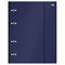 Тетрадь 120л. на кольцах "Base. Синяя ", сменный блок (ТТ5к120_пл 63244, "BG") пластиковая обложка на резинке
