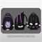 Рюкзак Berlingo Comfort "WorldWide" (RU-CM-1101) 38*27*18см, 3 отделения, 3 кармана, эргономичная спинка - фото 292884