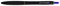 ! РАСПРОДАЖА Ручка шар. автомат. LINC "Pentonic B-RT" (4007-B, 204512) синяя 0.7мм, игольчатый стержень, черный корпус - фото 293615