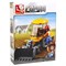 Конструктор SLUBAN   91 дет. "Трактор с водителем" (М38-В0377B) в коробке - фото 297088