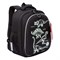 Рюкзак GRIZZLY "Динозавры" (RAz-587-5) 36*28*20см, цвет черный, формованный, анатомическая спинка - фото 321341