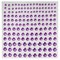 Стразы для лица и волос MESHU "Purple drops" 162шт. (MS_64969) - фото 298621