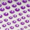 Стразы для лица и волос MESHU "Purple drops" 162шт. (MS_64969) - фото 298620