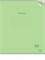 Тетрадь 48л. Prof-Press "Классика. Салатовая" линия (48-1480) пластиковая обложка
