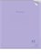 Тетрадь 48л. Prof-Press "Классика. Сиреневая" линия (48-1481) пластиковая обложка