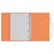 Тетрадь 120л. на кольцах "Neon. Оранжевая", сменный блок (ТТ5к120_пл 63248, "BG") пластиковая обложка на резинке - фото 303073
