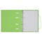 Тетрадь 120л. на кольцах "Neon. Салатовая", сменный блок (ТТ5к120_пл 63247, "BG") пластиковая обложка на резинке - фото 303081