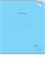 Тетрадь 96л. Prof-Press "Классика NEW. Голубая" клетка (96-1430) пластиковая обложка