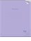 Тетрадь 96л. Prof-Press "Классика NEW. Сиреневая" клетка (96-1434) пластиковая обложка