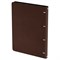 Тетрадь 120л. на кольцах "Моно. Коричневый", сменный блок (N4r120 66417, "BG") обложка иск. кожа - фото 302954