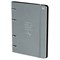 Тетрадь 120л. на кольцах "Моно. Серый", сменный блок (N4r120 59501, "BG") обложка иск. кожа - фото 302762