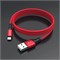Кабель microUSB - USB, 1 м, "BX20 Enjoy", в нейлоновой оплетке, в коробке (6931474700803) "Borofone", красный, 2.4A - фото 303570