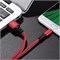 Кабель microUSB - USB, 1 м, "BX20 Enjoy", в нейлоновой оплетке, в коробке (6931474700803) "Borofone", красный, 2.4A - фото 303571