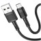 Кабель microUSB - USB, 1 м, "X83 Victory", силиконовый, в коробке (6931474770882) "HOCO", черный, 2.4A - фото 304129