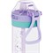 Бутылка для воды с трубочкой  480мл MESHU "Cat" (MS_66018) сиреневая - фото 303999