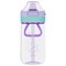 Бутылка для воды с трубочкой  480мл MESHU "Cat" (MS_66018) сиреневая - фото 303980