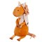 Игрушка мягкая "Конь Энцо" 25см, рыжий, в шарфике (RLS25008-1-25)