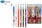 Ручка гелевая стираемая BASIR "Новогодняя" (1887) синяя, 0.5мм, цветной корпус с рисунком