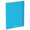 Папка с пруж. скоросшивателем BERLINGO "Raze" голубая (FS4_17154) 600мкм, 17мм, покрытие soft-touch
