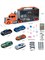 Игр. набор "Парковка. Город" (879-113) в собр. виде 97*39*18,5см +5 мет. машин и 8 дор. знаков, собирается в автовоз 45*19см, в коробке - фото 308651