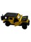 Металл. модель 12см "Jeep Wrangler (1:36)" 2 двери откр-ся (HN3609) свет фар, звук, инерция, 3цв., в коробке - фото 308825