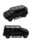 Металл. модель  9,5см "Hummer H2 (1:39)" 2 двери откр-ся (D3907-1) инерция, панорам. крыша, 4цв. в ассорт., в коробке - фото 309057