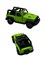 Металл. модель 10 см "Jeep (1:39)" 2 двери откр-ся (D3905-1) инерция, запаска, 4цв. в ассорт., в коробке - фото 309047