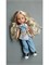 Коллекционная кукла 32см "Silvan. Doll" (HP1211394) густые волосы в джинс. комбинезоне, футболке и кроссовках, с юбкой килт, в коробке - фото 308405
