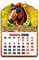 Магнит - календарь отрывной 6,5*10см "Лошадка. Приношу удачу!"