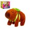 Капибара на батар. 15,5*9,5*12см  (IT110954) свет, звук, ходит, в коробке