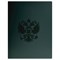 Папка на 2-х кольцах СТАММ "Герб" 25мм, изумруд (ММ-32149) 700мкм - фото 307833