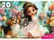 MAXI-пазлы "Принцесса с собачкой" (УК20-2388) 20 элементов