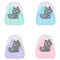 Корректирующая лента MESHU "Cute Space" 5мм*6м (MS_65614) корпус цветной с фигуркой, в ассорт. - фото 310085