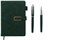 Ежедневник Basir недатированный А5 116л. кожзам + ручка шар., в подарочной уп. (MC-7803) застежка на магните, цвет зеленый - фото 311999
