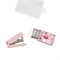 Набор MESHU "Cute sweets": степлер мини №26/4 пластиковый, до 20л. + скобы №26/4 (MS_67006) в пласт. боксе - фото 315380