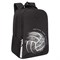 Рюкзак GRIZZLY "Volleyball" с картхолдером (RB-551-8) 38*29*16см, цвет черный, жесткая спинка - фото 317152