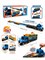 Автовоз 51*22см, раскл-ся в трек 211см + 2 гон. авто (660-S34) с катапультой, светом и звуком, в коробке