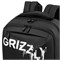 Рюкзак GRIZZLY (RU-637-3) 43*29*15см, цвет черный, белый рисунок, анатомическая спинка - фото 322318