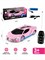 Р/У на аккумул. "JT TOYS" 22см (1:20) движение только вперёд-назад "Lamborghini" свет фар и колес (113-12CD) зеленый / розовый цвет, в коробке - фото 323967
