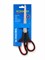 Ножницы  Scissors 210мм (016174/ 8,5" RKJ-776/RZ-935) эргономичные ручки с рез. вставками, черно-красные